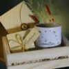 Kit Evocação com caneca, carta e fotos.