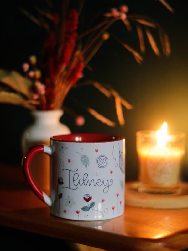 Caneca Pixutinha Vermelha - Flora Roses