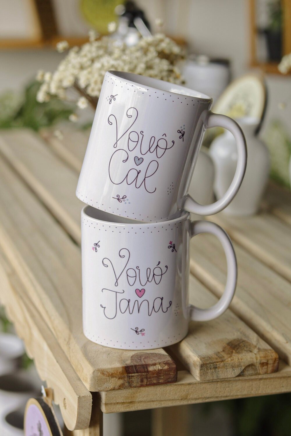 Caneca Minimalista Vovó e Vovô