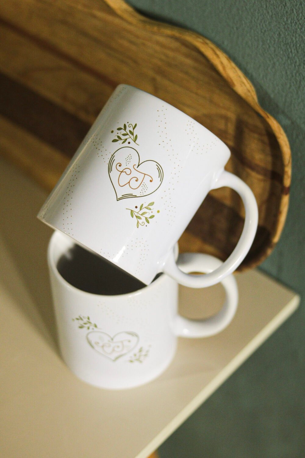 Caneca Casamento - Monograma
