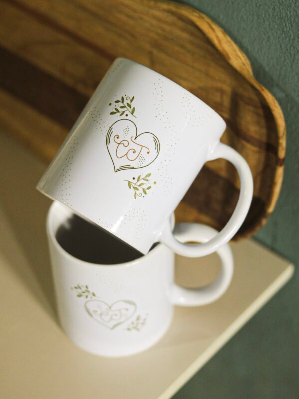 Caneca Casamento - Monograma
