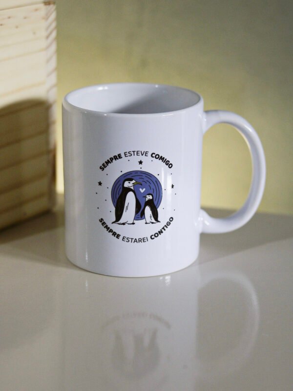 Caneca Dia dos Pais - Pinguins