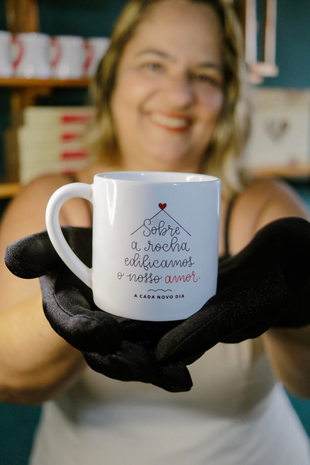 Caneca Pixutinha Amor na Rocha